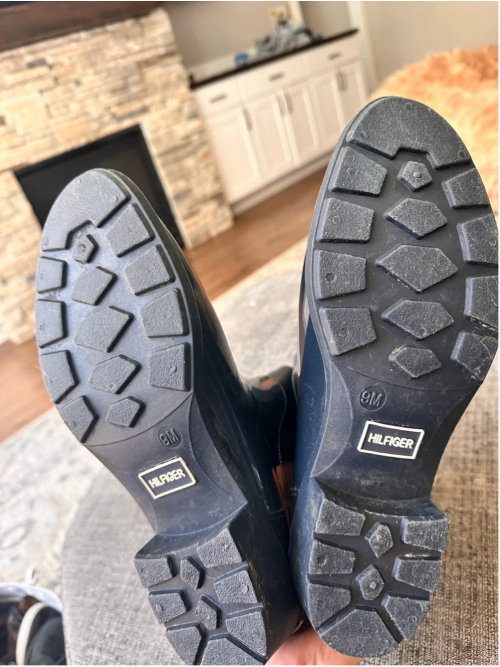 Women's Tommy Hilfiger Navy Rain Boots